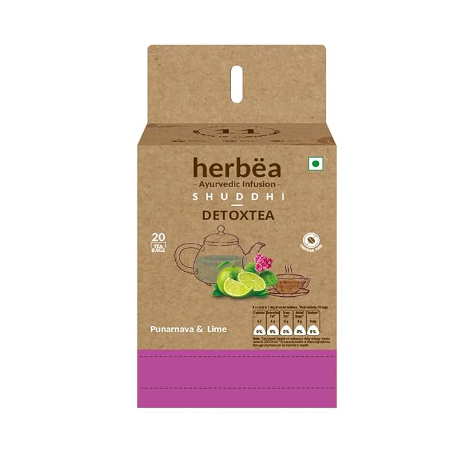 Herbea Detoxtea Lemon Herbal Infusion Tea image